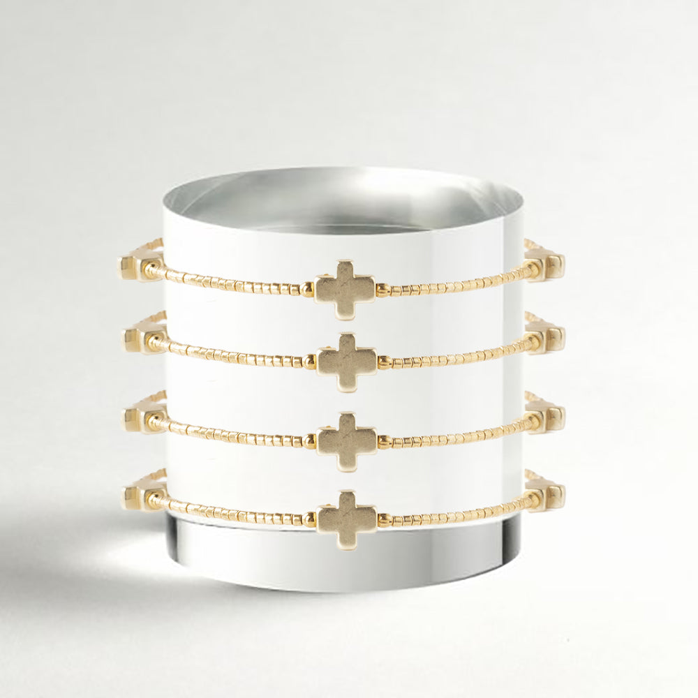 TEN.×CLANE TOWER UP BANGLE Faithful Bangle-Gold – Lenny and Eva