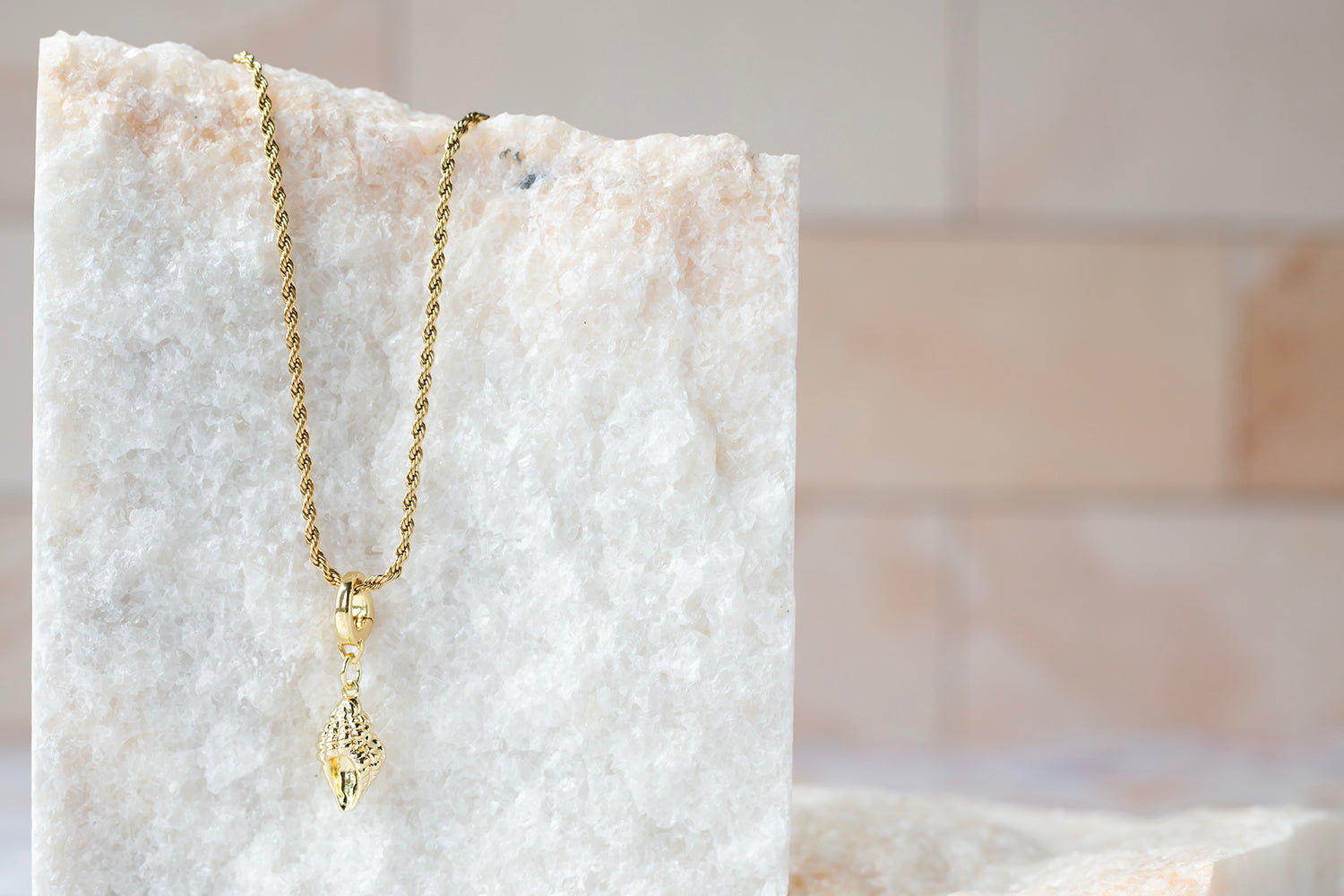 Conch Shell Charm, Gold – Lenny and Eva