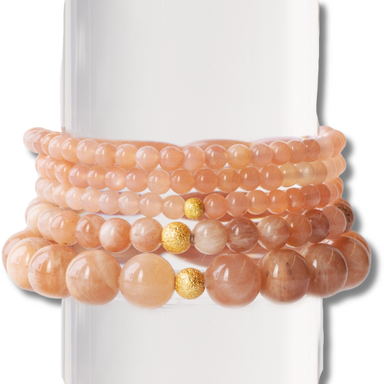 Gemstone Bracelets-Sunstone, 3 Sizes
