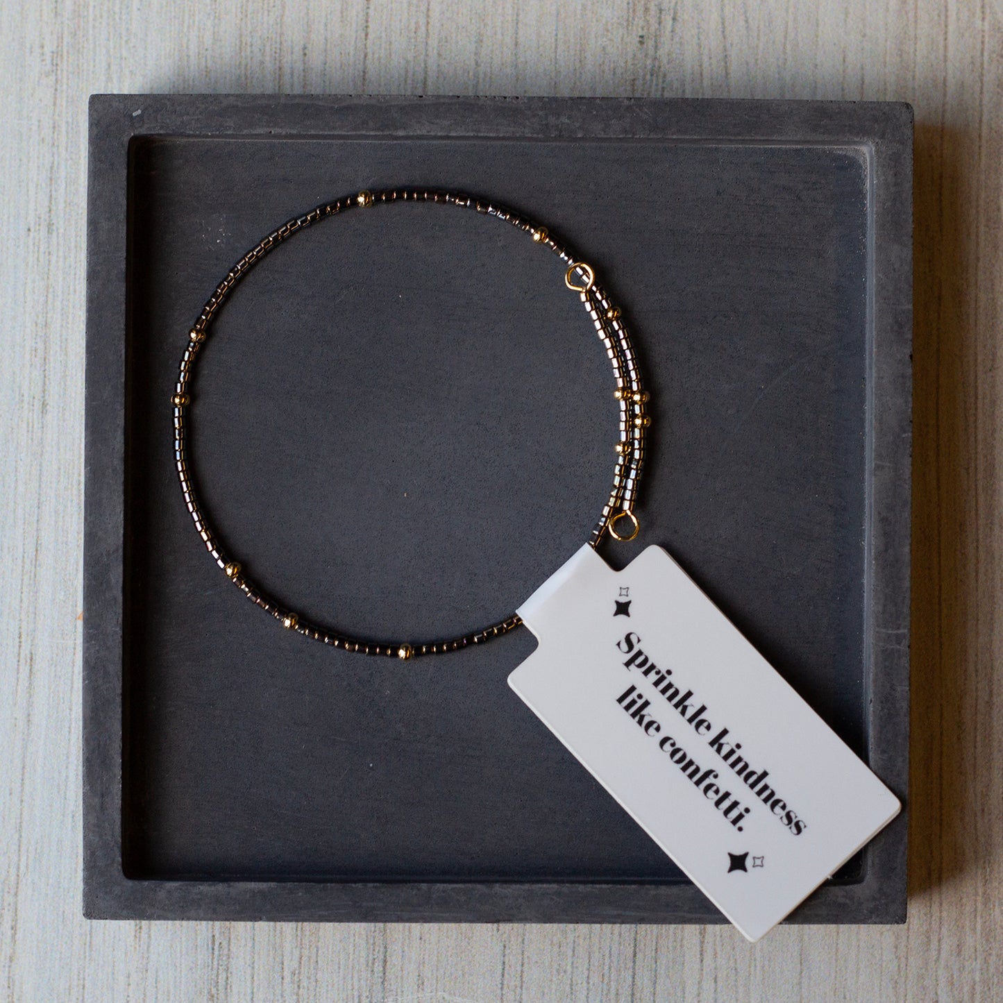 Confetti Bangle-Bronze