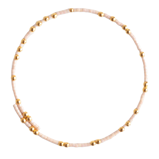 Confetti Bangle-Champagne