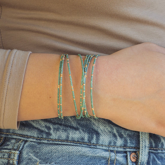 Confetti Bangle-Turquoise