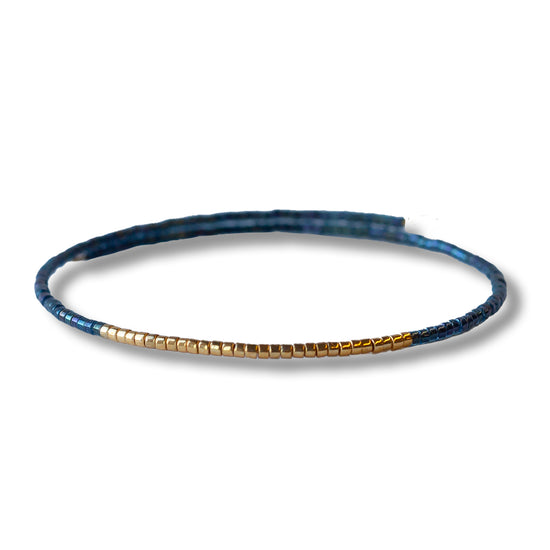 Norah Bangle-Metallic Blue