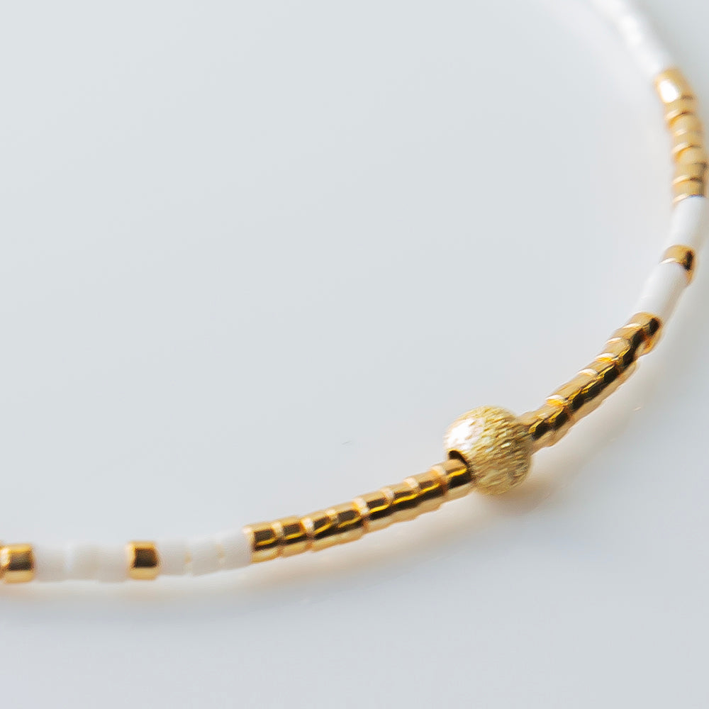 Sprinkles Bangle-White – Lenny and Eva