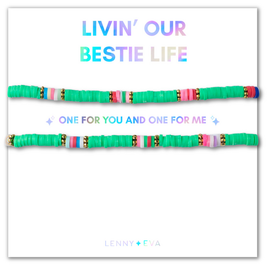 Shareable Friendship Bracelets-Livin' Our Bestie Life, Clay
