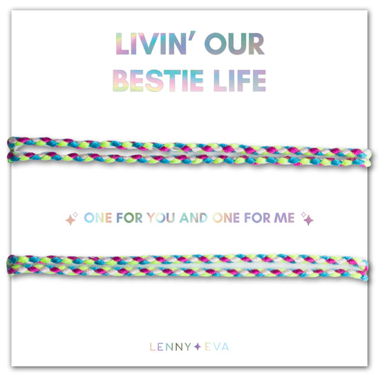 Shareable Friendship Bracelets-Livin' Our Bestie Life