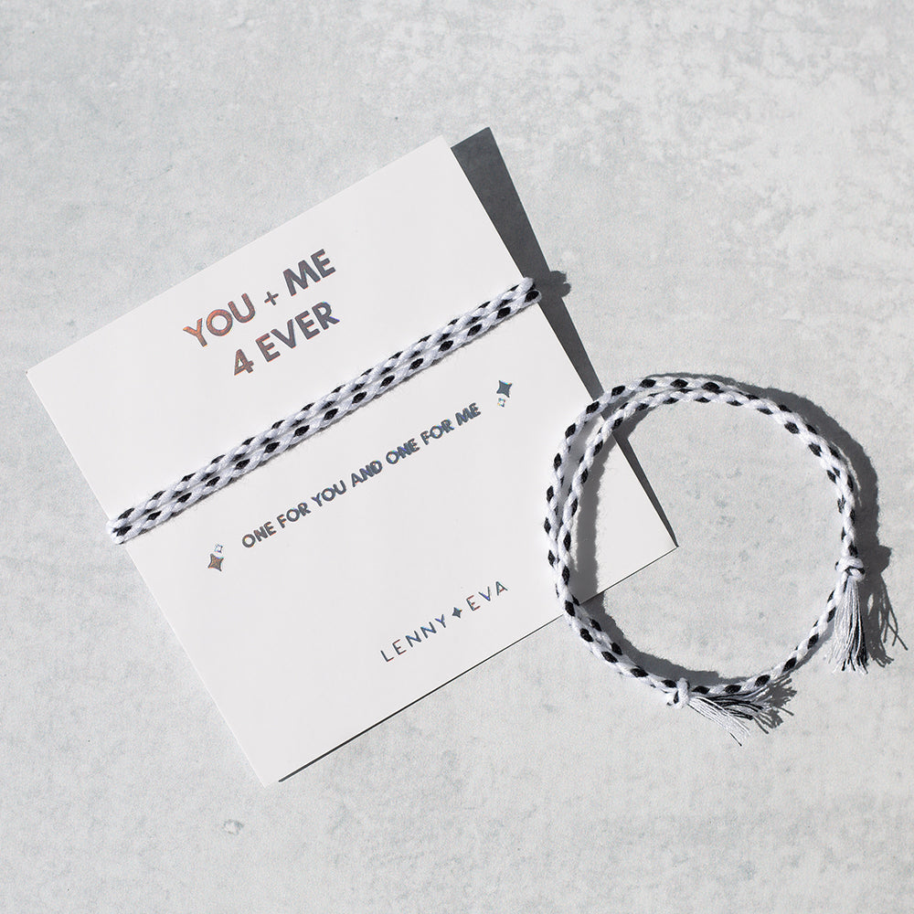 Shareable Friendship Bracelets-You+Me 4 Ever