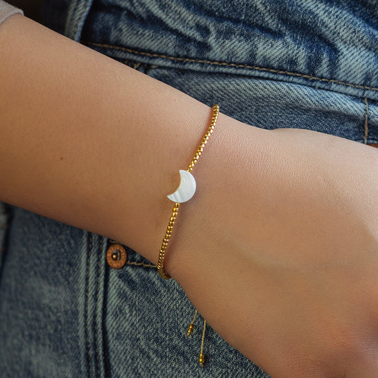 Intentions Cord Bracelet-Moon