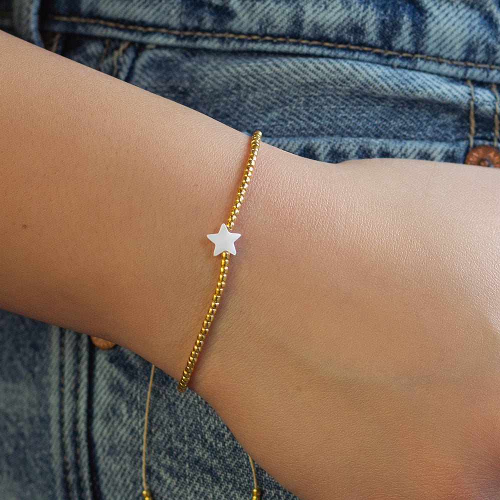 Intentions Cord Bracelet-Star