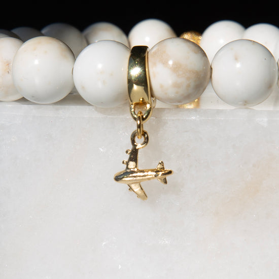 Load image into Gallery viewer, Airplane Charm, Gold
