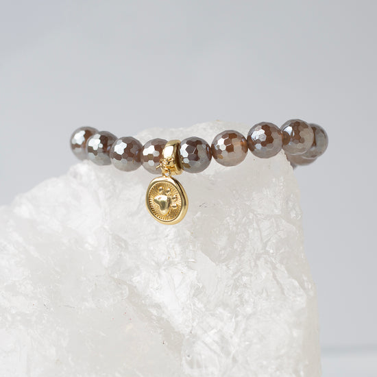 Paw Print Charm, Gold