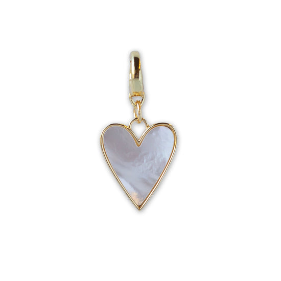 Heart Charm, Mother of Pearl