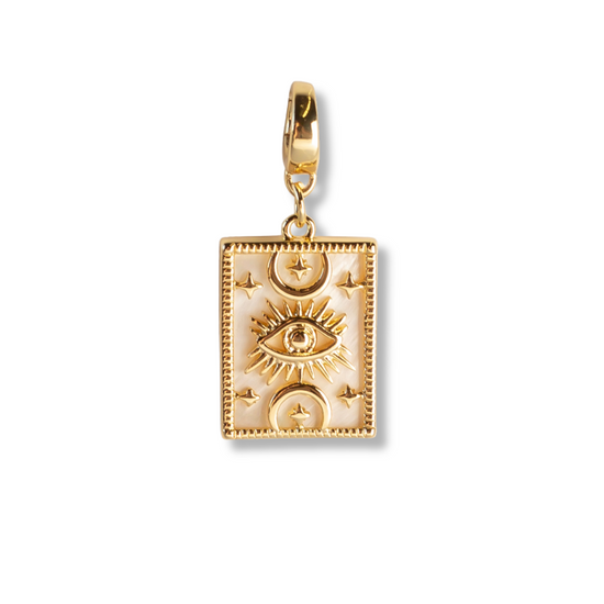 Medallion Charm, Mother of Pearl