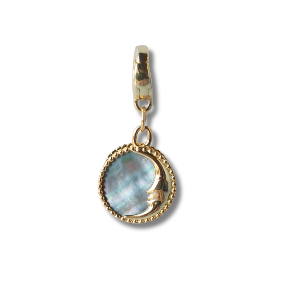 Sun Moon Charm, Mother of Pearl – Lenny and Eva