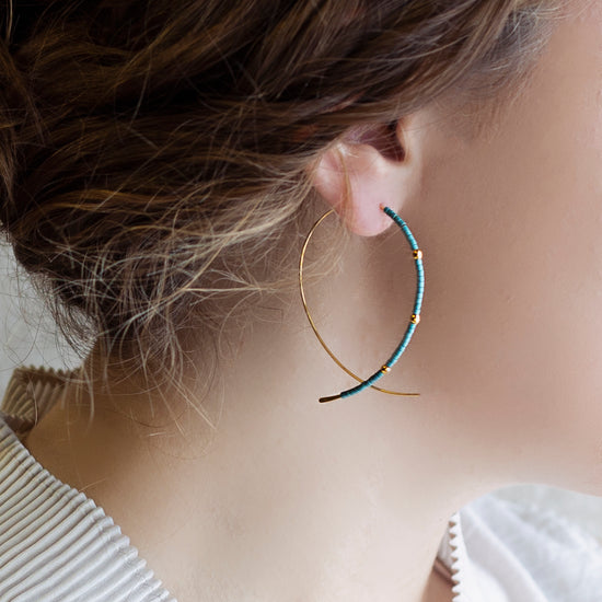 Confetti Earrings-Turquoise