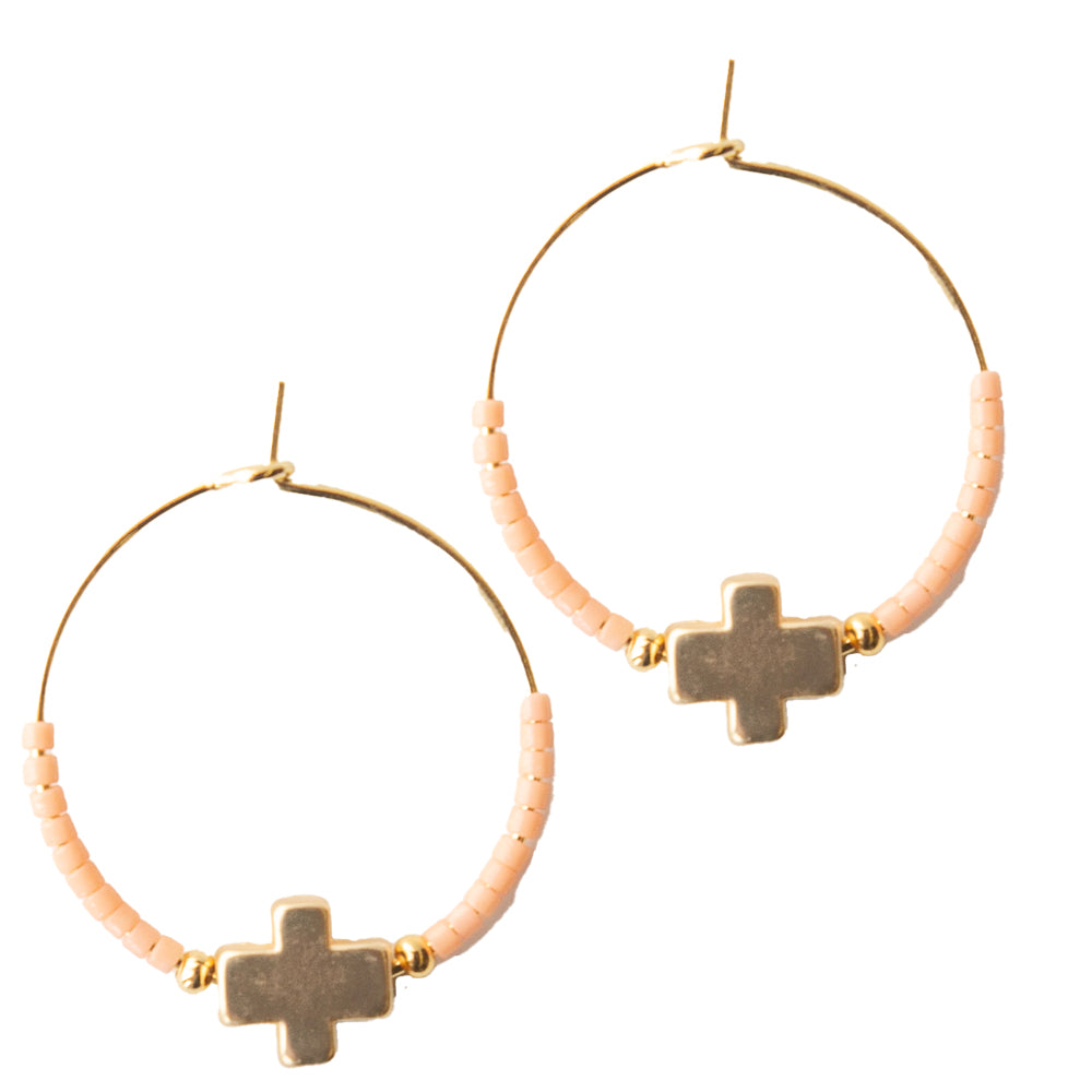 Faithful Earrings-Sherbet