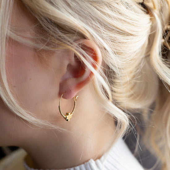 Faithful Earrings-Gold
