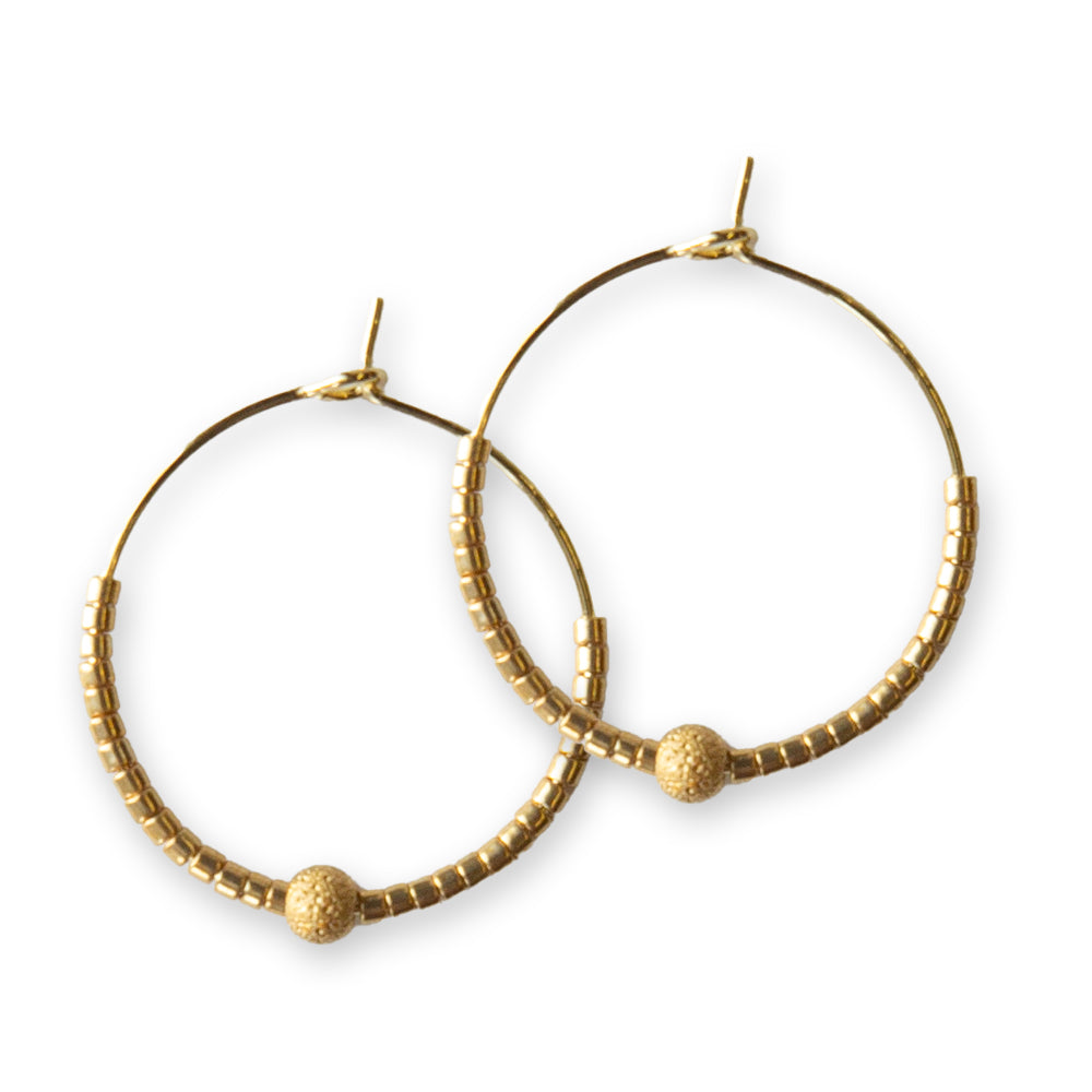 Sprinkles Earrings-Gold