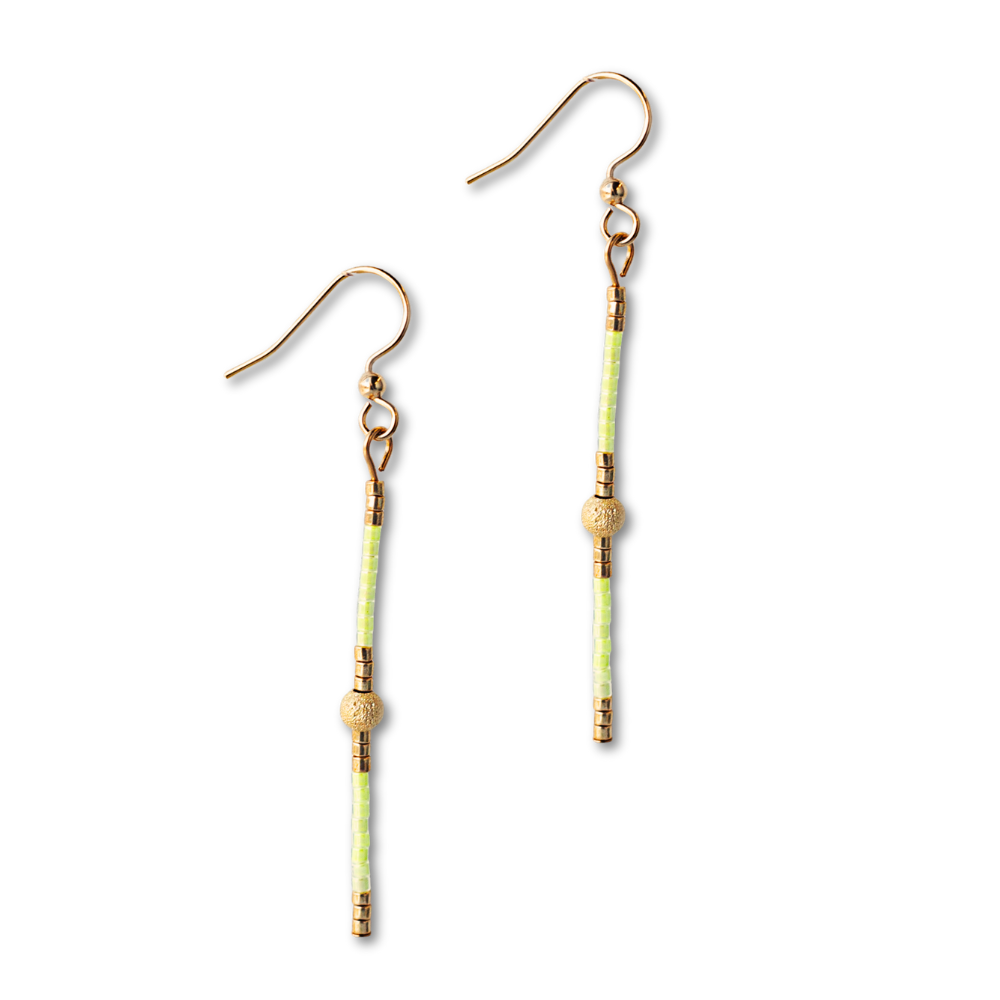 Load image into Gallery viewer, Sprinkles Earrings-Lime
