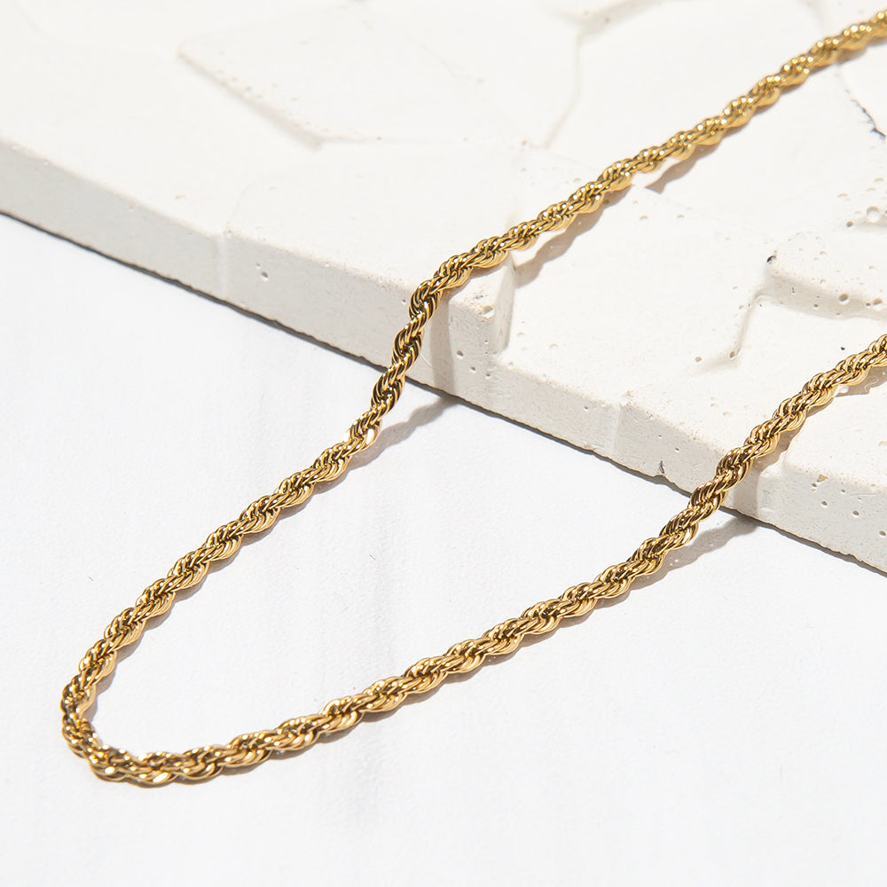 Gilded Necklace-Rope, 20"
