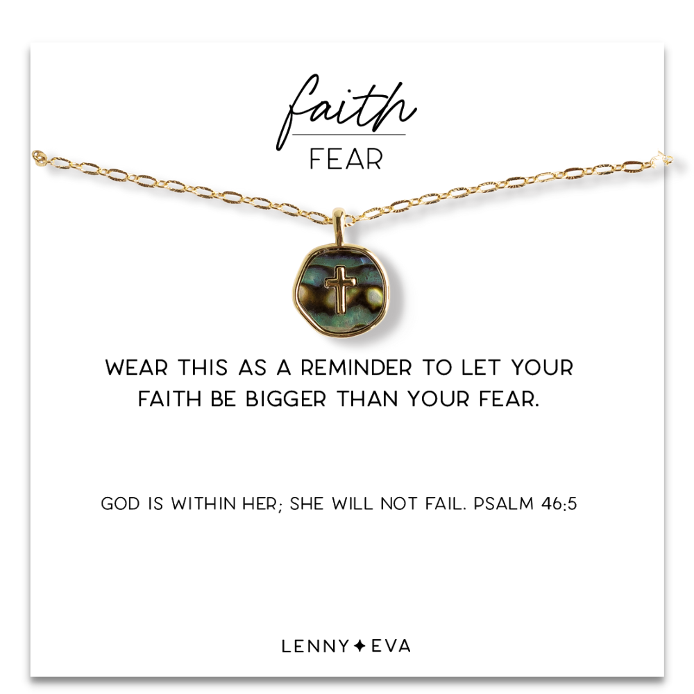 Vertical faith necklace deals