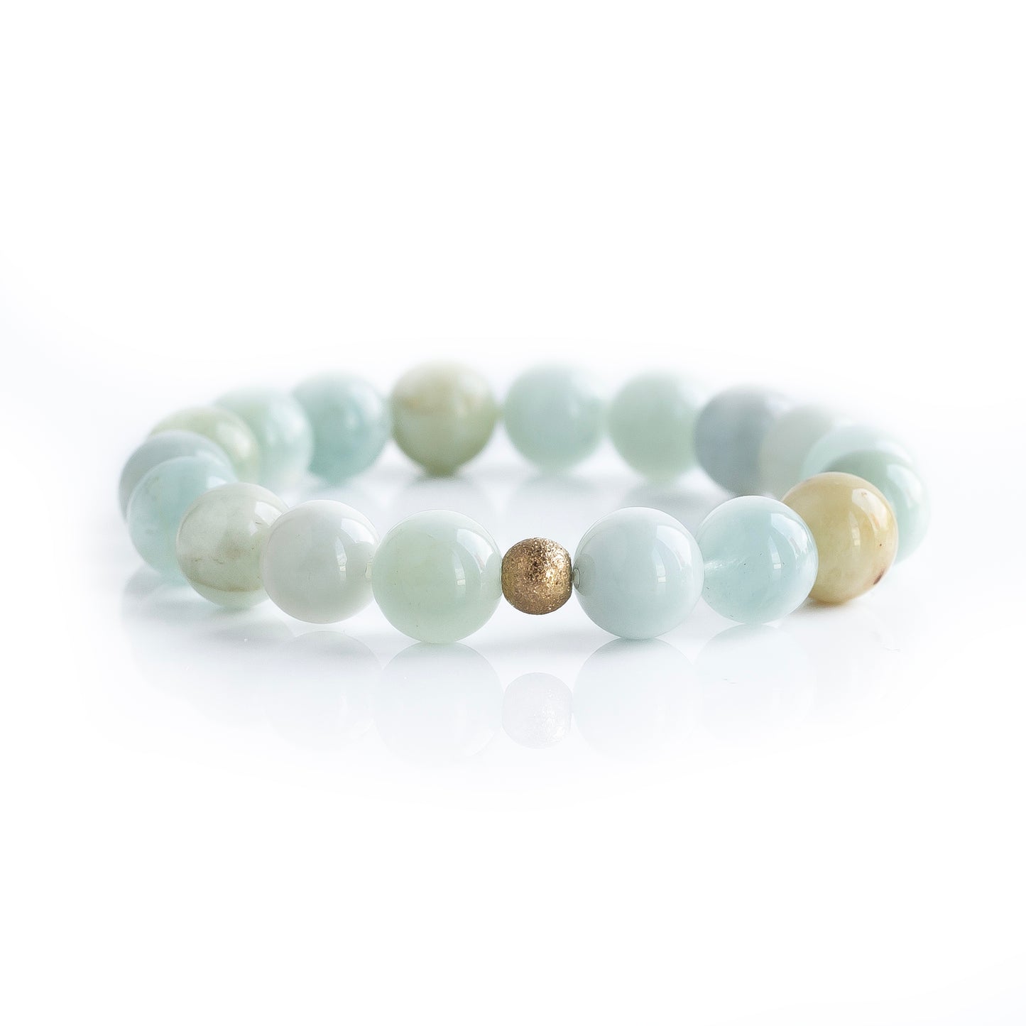 Gemstone Bracelet-Amazonite, 10mm