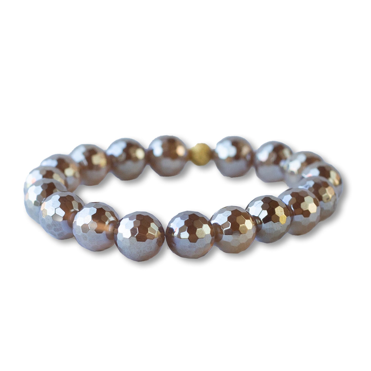 Gemstone Beaded Bracelets-Bronze Agate-2 Sizes