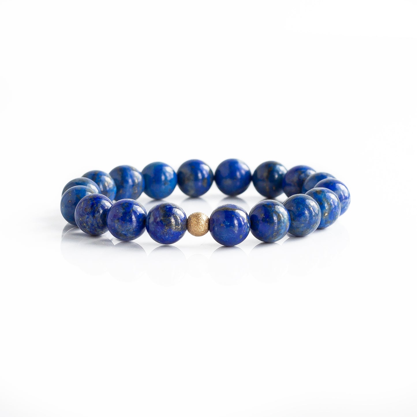 Gemstone Bracelets-Lapis Lazuli, 10mm