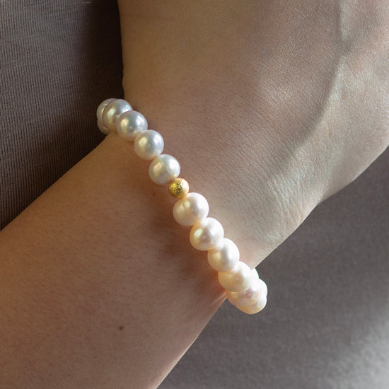 Freshwater Pearl Bracelet, 10mm