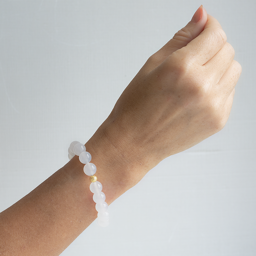 Load image into Gallery viewer, Gemstone Bracelets-White Agate, 10mm

