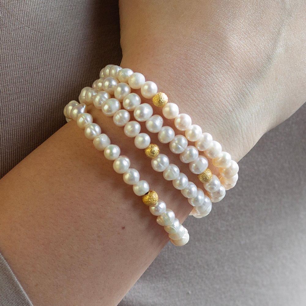 Freshwater Pearl Bracelet, 6mm