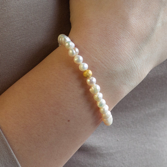 Freshwater Pearl Bracelet, 6mm