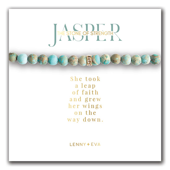 Gemstone Sparkle Bracelet-Jasper