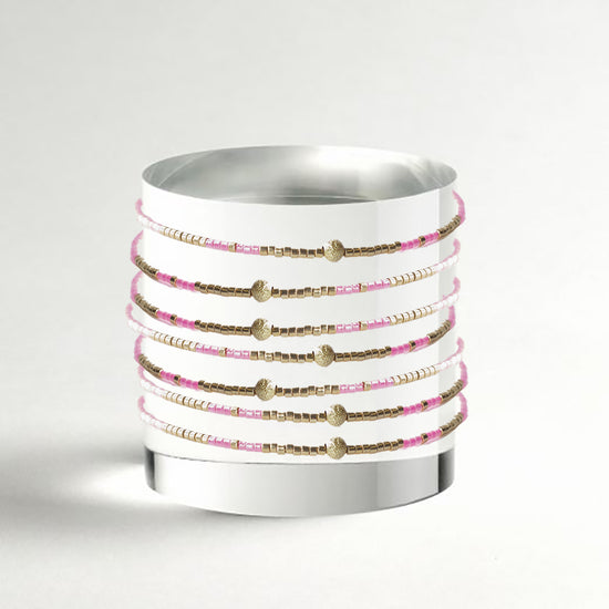 Sprinkles Bangle-Hot Pink