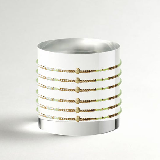 Sprinkles Bangle-Lime