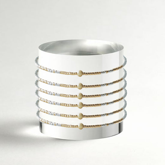 Sprinkles Bangle-Silver