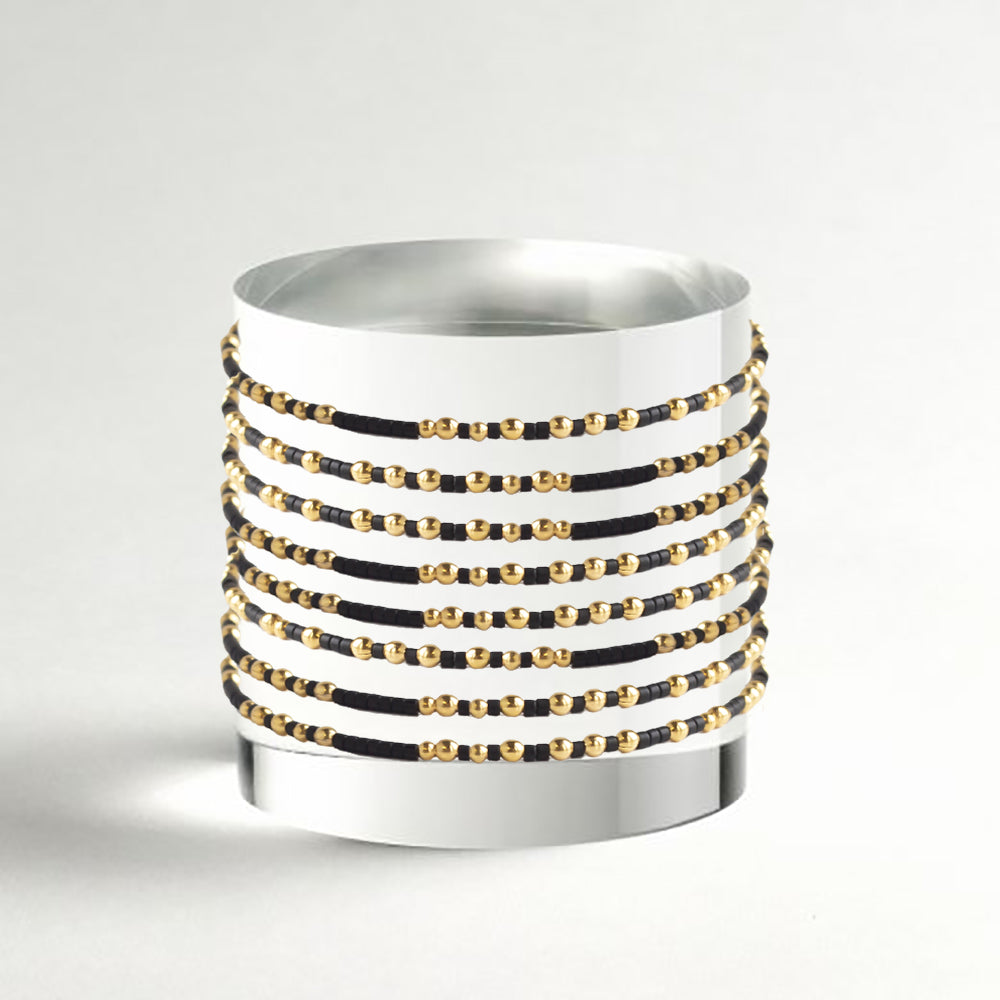 Confetti Bangle-Black