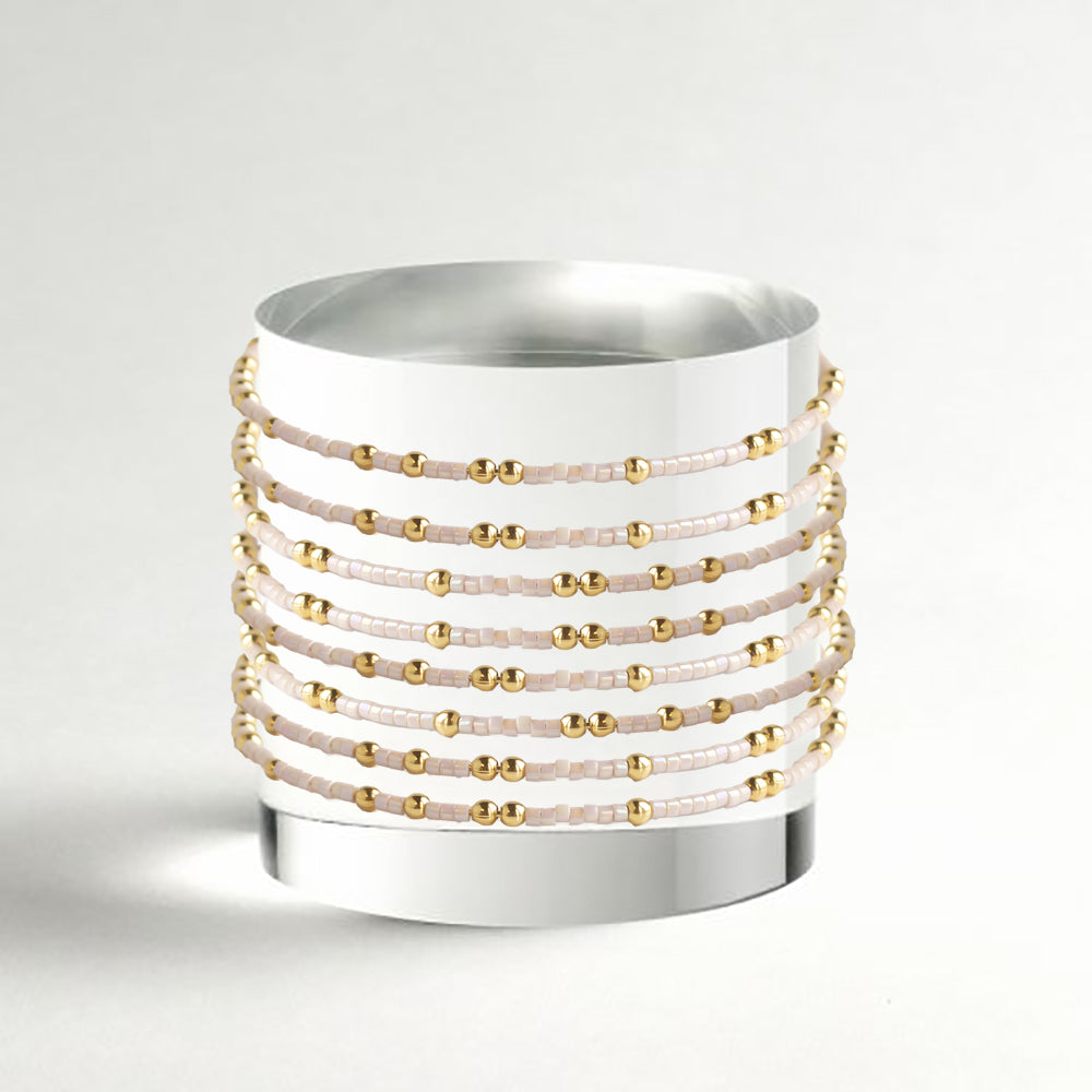 Confetti Bangle-Champagne