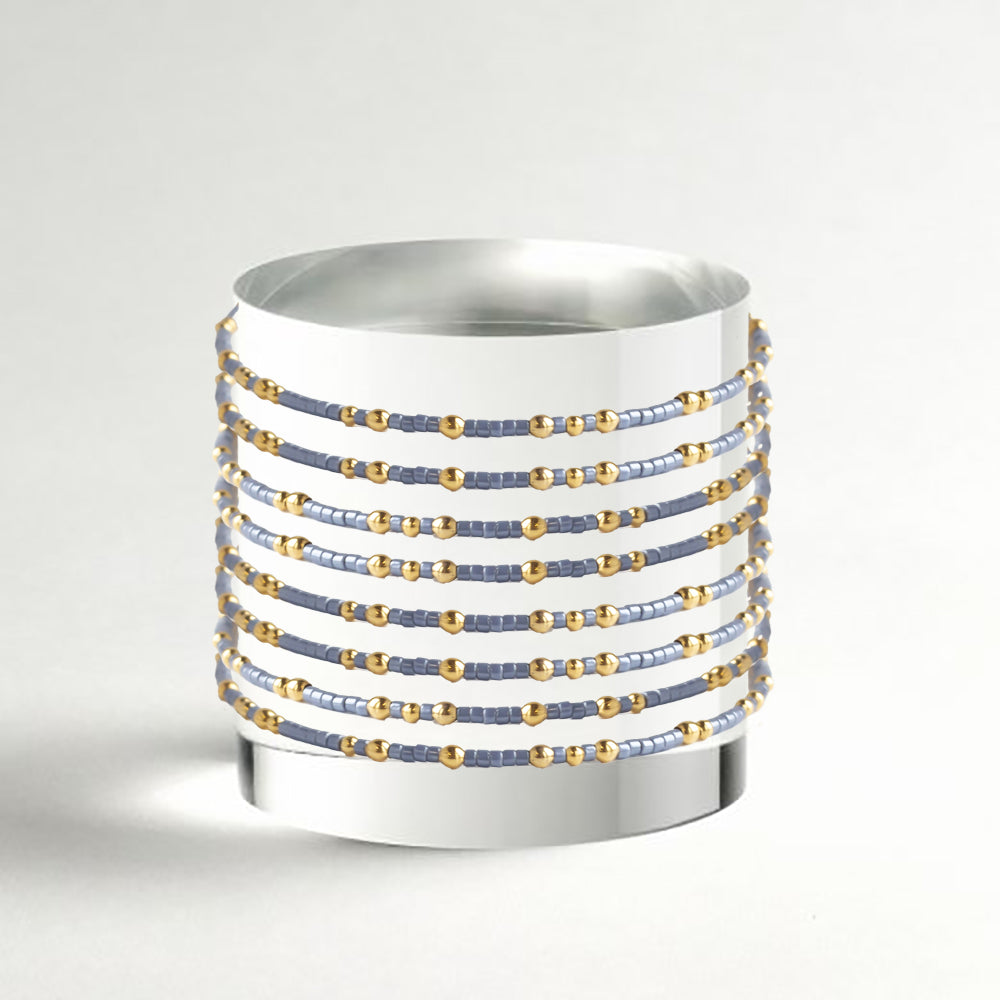 Confetti Bangle-Cornflower