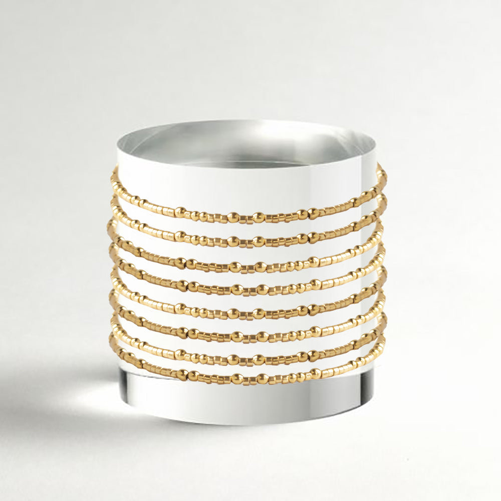 Confetti Bangle-Gold