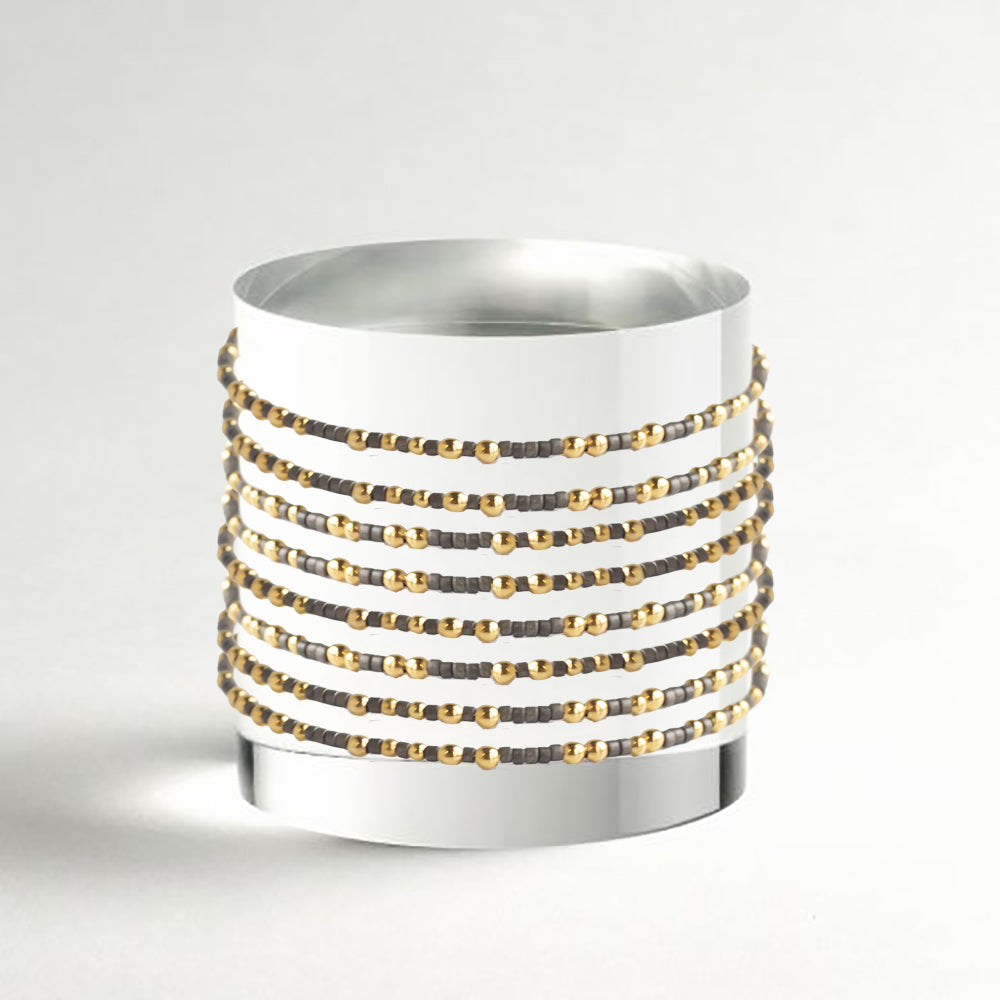 Confetti Bangle-Graphite