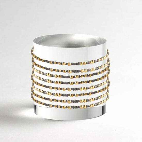 Confetti Bangle-Graphite