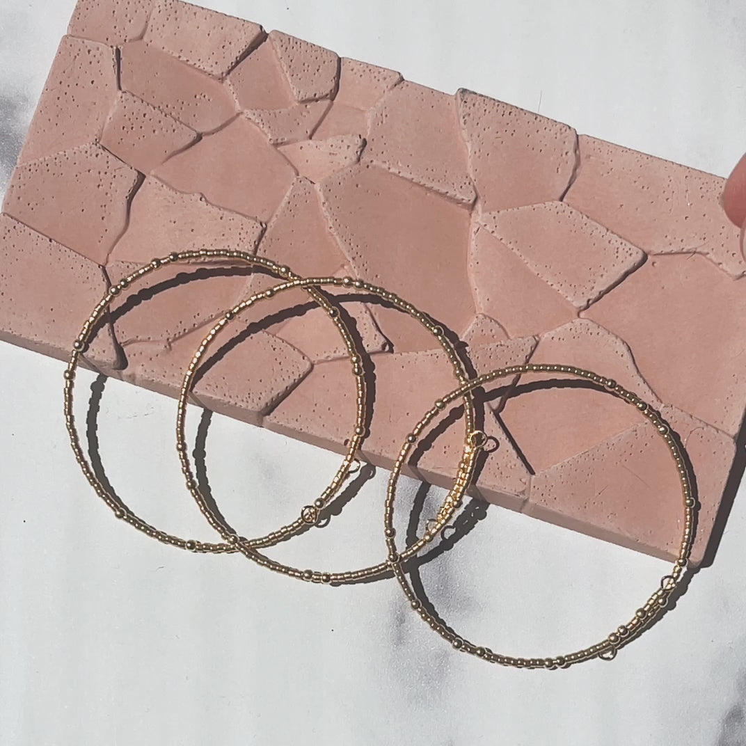 Confetti Bangle-Gold