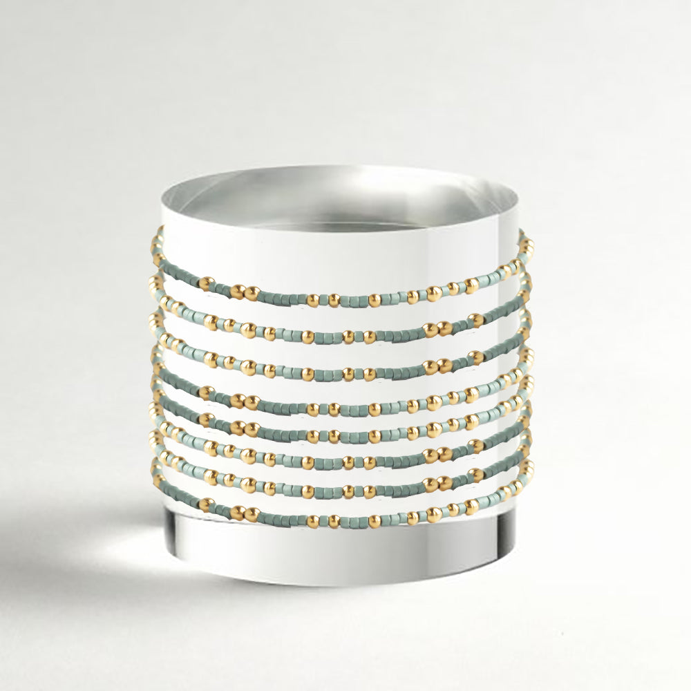 Confetti Bangle-Turquoise