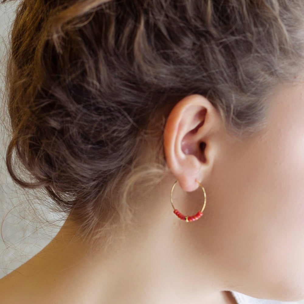 Load image into Gallery viewer, Reminders Earrings-Flamingo
