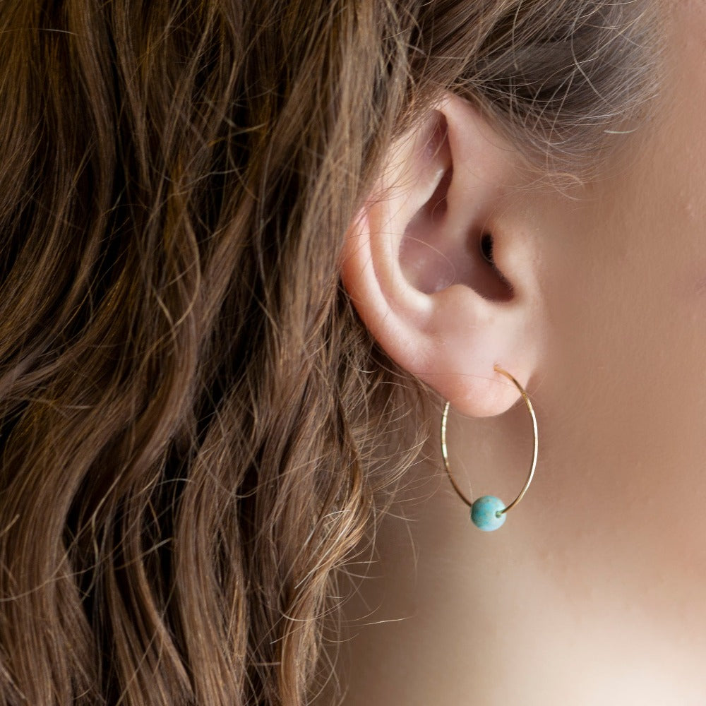 Symbolic Stones Earrings-Jasper