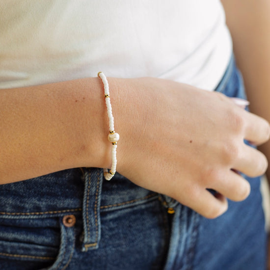 Load image into Gallery viewer, Reminders Bracelet-Pearl
